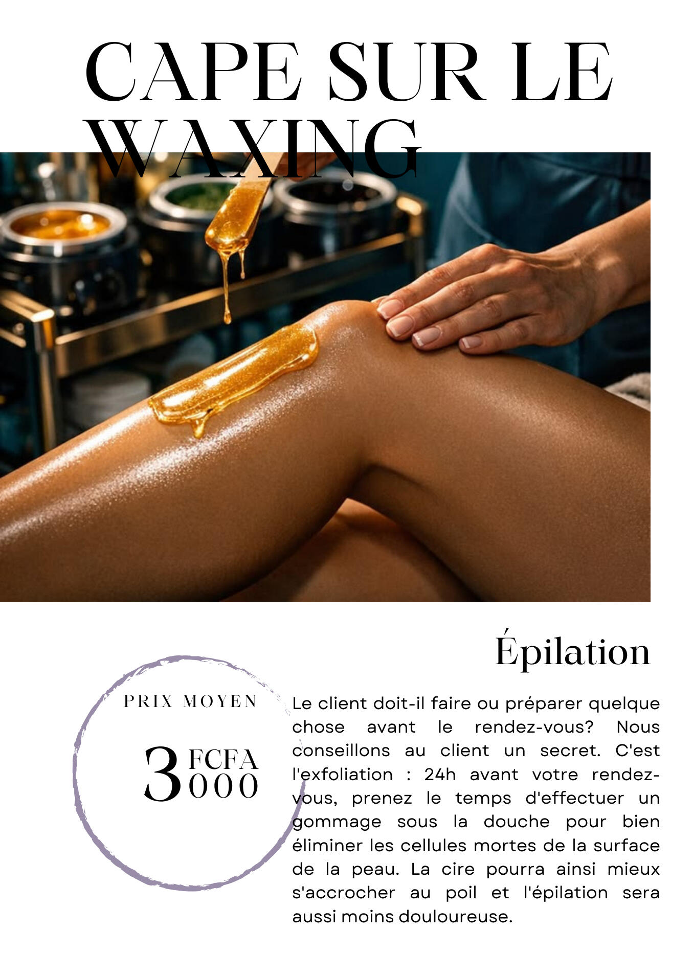 ÉPILATION MIA Institut