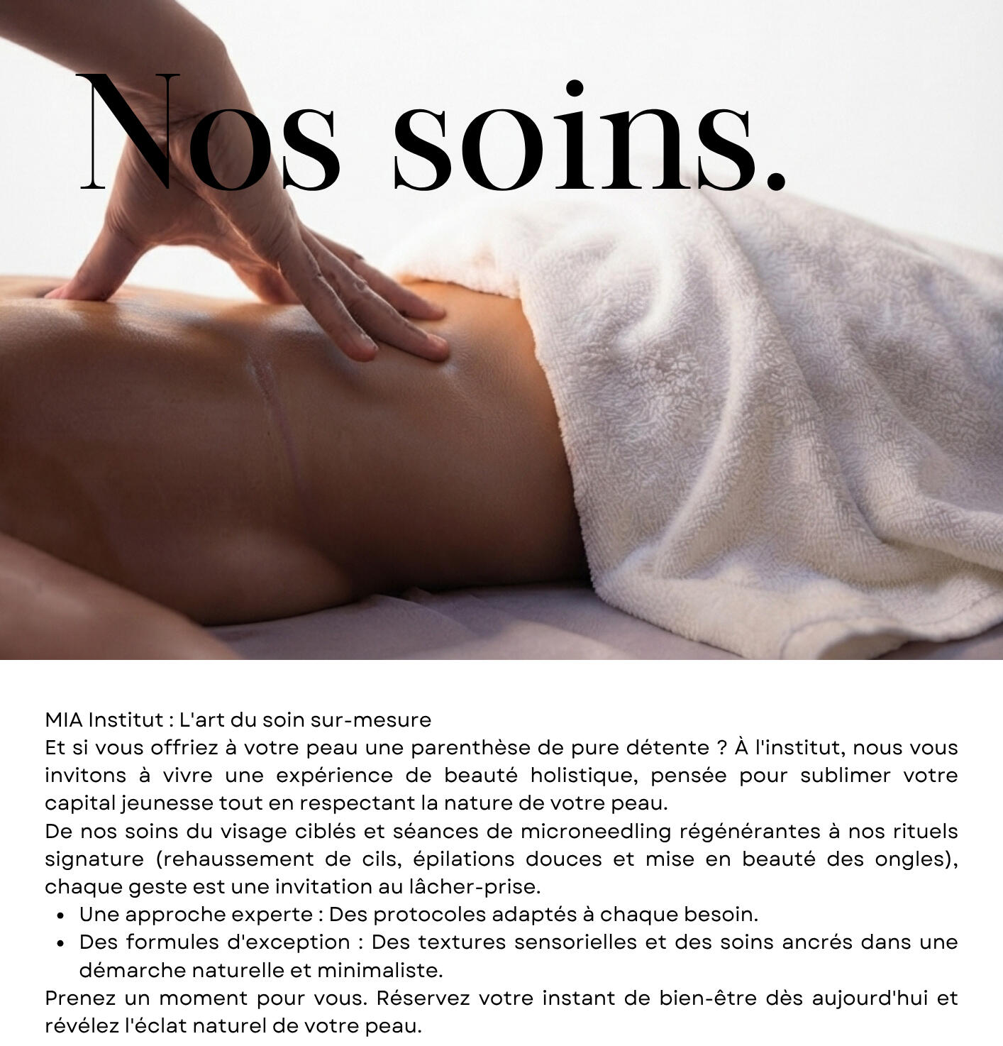 NOS SOINS MIA Institut